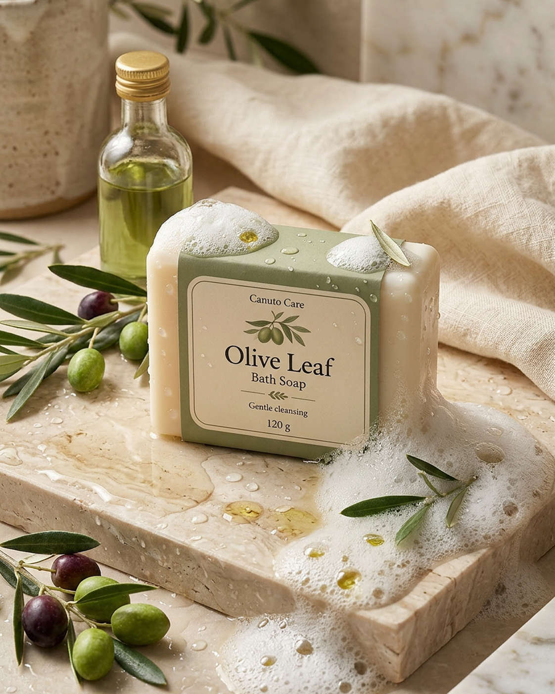Olive & Aloe Bath Bar
